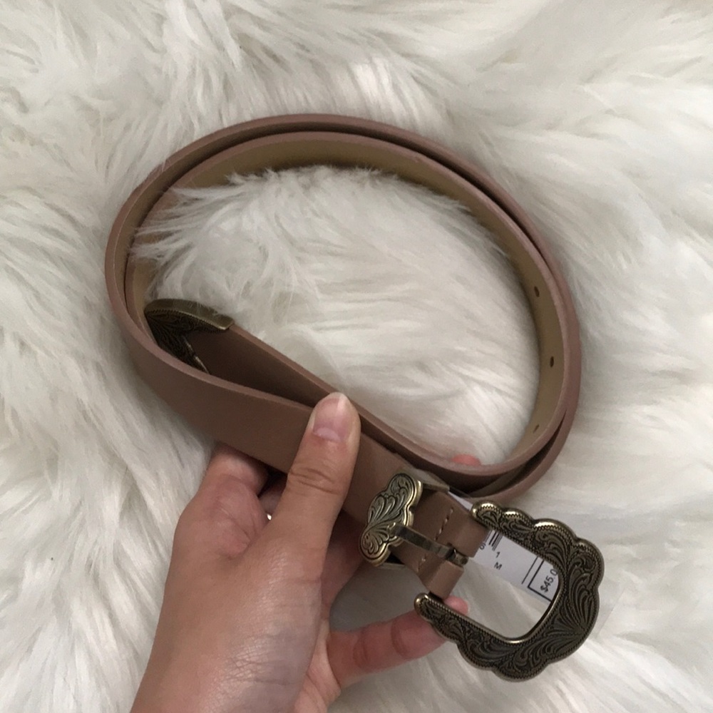 Leather belt